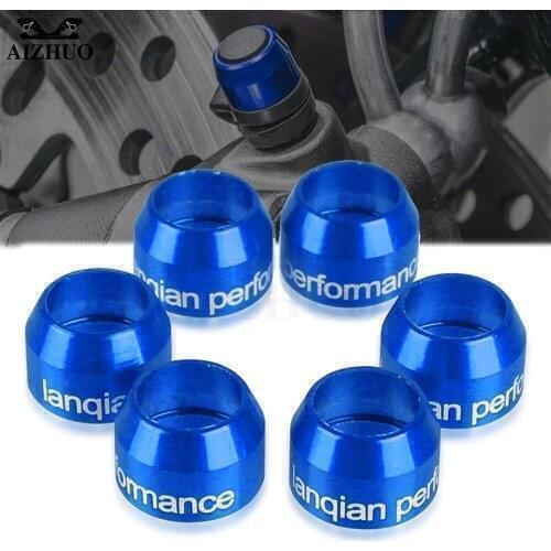 YZFR1 YZF-R6 Motorcycle Billet Bleed Valve Cover Kit CNC Universal 6PCS FOR YAMAHA YZF R1 R6 MT01 MT07 MT09 MT10 XJ6 FZ1 FZ6 FZ8
