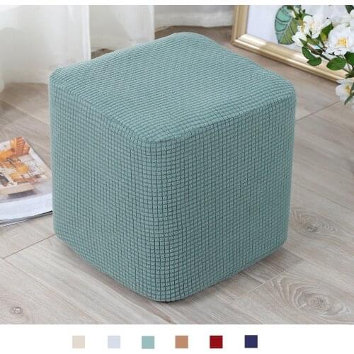 10'-13' Stretch Rectangle Ottoman Slipcover Foot Stool Protector Footrest Cover