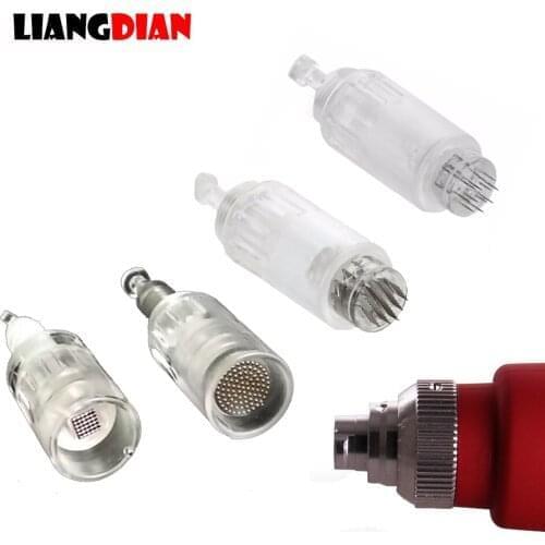 100PCS/lot Silicone Pin Round Nano Micro Needles Cartridges Bayonet Port For Permanent Microblading Microneedle Makeup Derma Pen