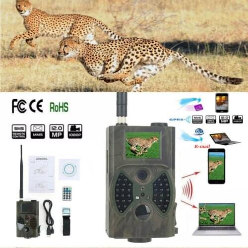 16MP Hunting Cameras Waterproof Trail Motion Activated Security 120°Detecting Range 940nm Night Vision 1080P Photo Trap 940nm
