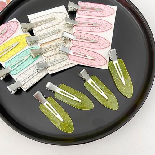 4/5pcs Traceless Hair Clip Kit Hairgrip Hairpin for Hair Styling Bang Clips Headwear Kit Party Clip Set for Hair Clips Headdress
