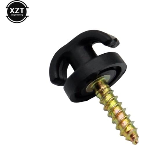 4 Pcs Car Cargo Net Tie Down Hooks Retainer Clips With Screws For Rear Trunk Envelope Cargo Tie Down Hook Ring Loop Hanging