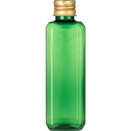 50pcs 100ml Square Mini Travel Bottle Cosmetic Sample Plastic Bottles PET Vial ,Small Hotel Containers Small Shampoo Bottle