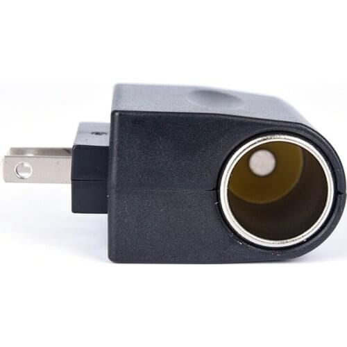 Socket Adapter Car Cigarette Lighter Converter New 110V 240V Plastic Metal AC Plug to 12V DC for Charger Or Plugin