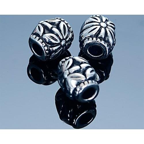 Miasol 100 Pcs/Lot 10x11 MM Plating Acrylic CCB Antique Design Beads For DIY Jewelry Making Accessories