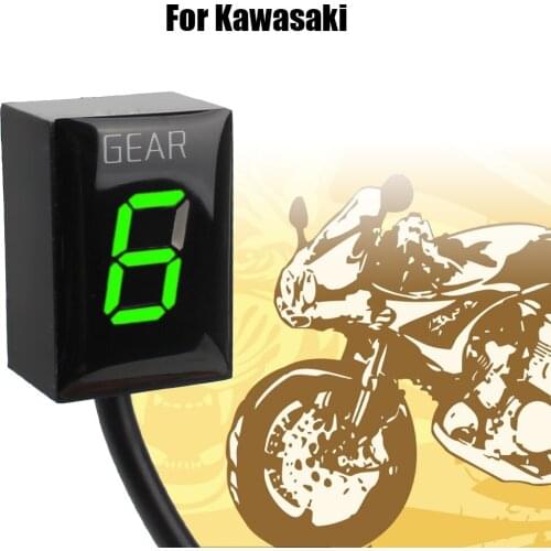 Motorcycle Accessories Speed Gear Display LED Indicator Motorbike For Kawasaki Z900 Z750 Z800 Z650 ER6N Versys 650 Z1000 NINJA