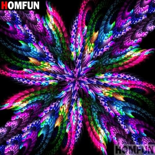 HOMFUN Full Square/Round Drill 5D DIY Diamond Painting "Mandala " 3D Embroidery Cross Stitch 5D Home Decor Gift A09265