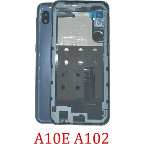 Phone Housing Back Cover For Samsung A10E A102U A102N A102W A102F Original New Chassis Rear Door Panel With Camera Lens Buttons
