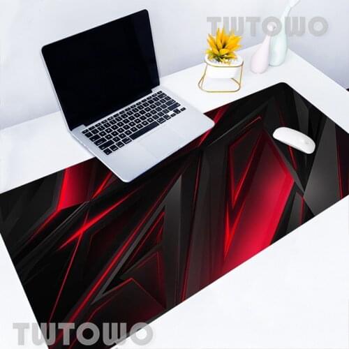 Black Abstract Mouse Pad HD New Mouse Pad Gamer Table Mat Mouse Mat Mouse Mat Keyboard Pad Anti-slip Office Carpet Mouse Pad
