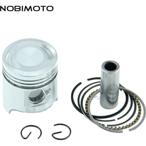 Motorcycle Piston Ring Pin Set Kit Assembly ATV Dirt Bike for 2-stroke 50cc Moped Scooter Piston caliber Engine Parts 2HH-127