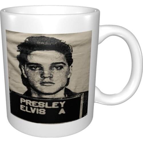 Elvis Presley Mugshot Mug Coffee Cup Coffee Mug Octopus Shifter Ceramic Tableware Cocktail Glasses
