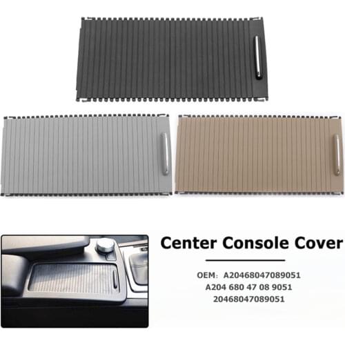 Gear Selector Console Blind Cover Cap A20468047089051 For Benz C Class W204 S204 E CLass W212 S212 Car Water cup rack Storage