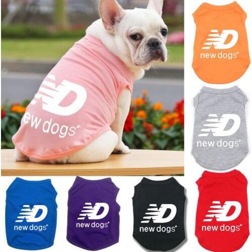 Dog Summer Clothes Cheap Cartoon Pet Dog Clothes Dog Cooling Vest Cute Yorkshire Teddy Dog Vest t-shirt for Dogs