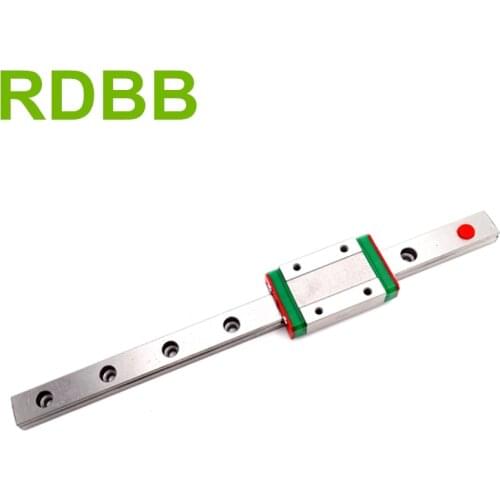 RDBB 3D Printer MGN12 MGN15 MGN9 MGN7 250 270 280 300 320 330 380 390 400 410 450 500 600 mm Miniature Linear Rail Linear Block