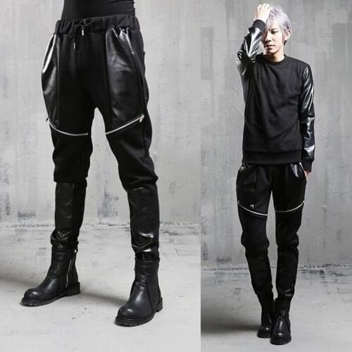 Мужские кожаные штаны Nopnogn China At AliExpress