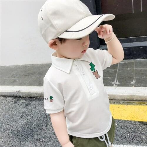 1 2 3 4 5 6 Years Toddler Boys T-shirts Casual Printed Short Sleeve Tops for Boy Kids Clothing Summer Boy Tshirts 2020 Boy Tees
