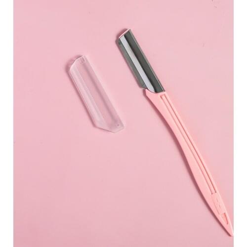 OVW 1PCS Eyebrow Shaver Eyebrow Trimmer Shaper Safety Type Eyebrow Trimming Knife for Women Beauty Makeup Tools