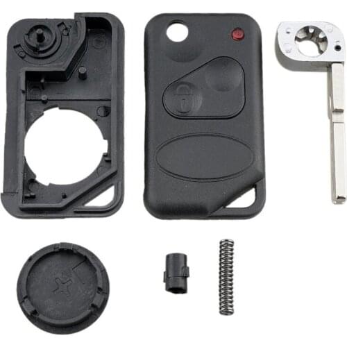 FITS for LAND/RANGE ROVER P38 Replacement 2button Flip Key Case FOB with blank blade