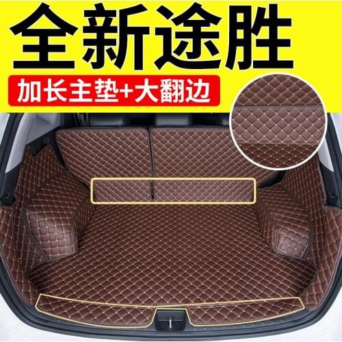 For Hyundai Tucson 2015 2016 2017 2018 Full-enclosed 3D car trunk mat modified boot mat Car-covers