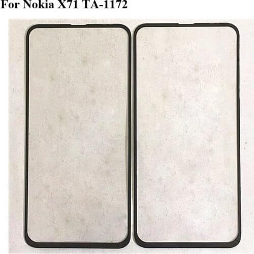 Tested Parts For Nokia X71 TA-1172 Touch Screen Outer LCD Front Panel Screen Glass Lens Cover For Nokia X 71 Without Flex Cable