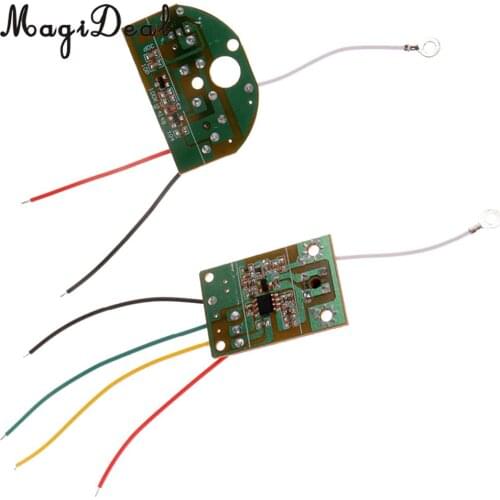 27MHZ 2CH Remote Controller Receiver Transmitter Board with Antenna for DIY RC Car Truck Accessories