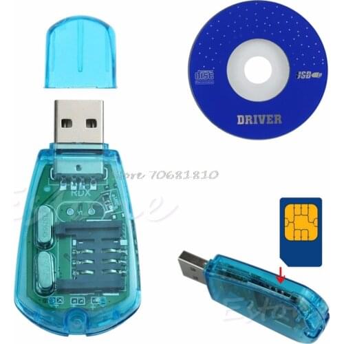 USB Cellphone SIM Card Standard Reader Copy Cloner Writer SMS Backup Drop Shipping