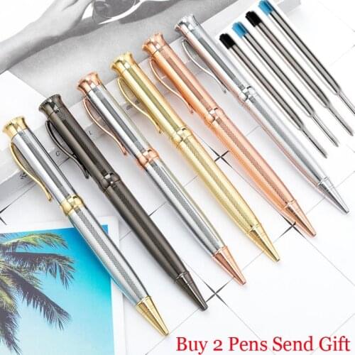 High Quality Best Quality Full Metal Ballpoint Pen Business Men Writing Siganture Writing Pen Buy 2 Send Gift