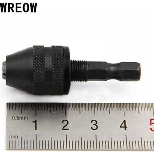 0.3/3.6mm Universal Chuck Multifunction Keyless Quick Change Hex Shank Twist Durable Drill Bit Chuck For Electric Grinders