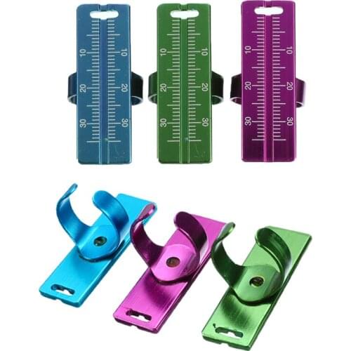 1/3PCS Dental Ruler Aluminium Dentist Finger Rulers Measure Scale Endodontic Dental Instruments Finger Ruler Measuring Tool