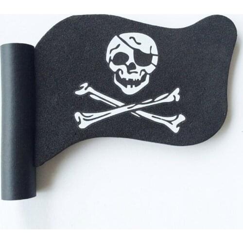 1Pcs Car Antenna Ball Exterior Pirate Flag Black Jolly Pirate Flag Auto Car Antenna Pen Topper Aerial Ball Decor Toy Interior