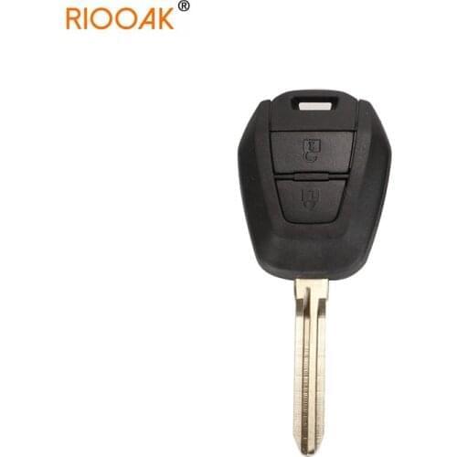5pcs/lot Remote Car Key Shell Case for Isuzu D-Max Replacement Blank 2 Buttons Car Key Case with logo TOY43 Blade Key Fob Cover