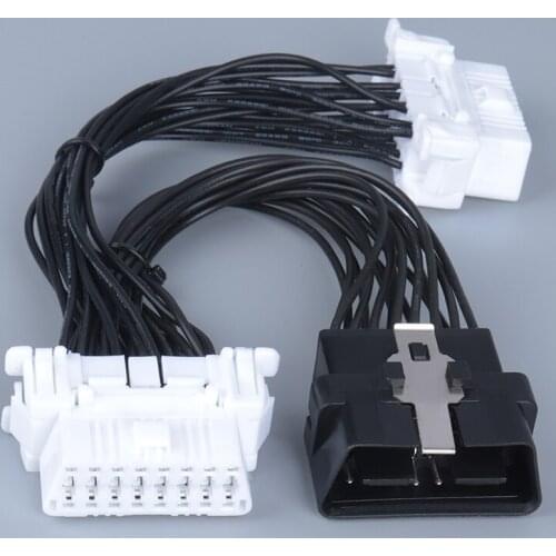 Car OBDii Extension Line Full Core Extension cable 16Pin 16-Core Power on Detector Interface wire