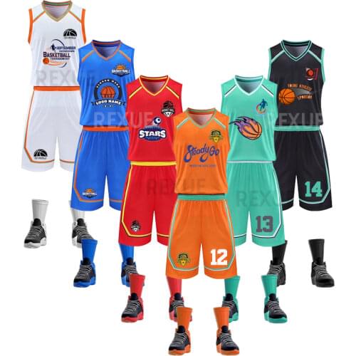 College Basketball Jerseys Suit Boys Mens Basketball Uniforms Sport Kit chird sports Set Custom high quality set 2019 2020