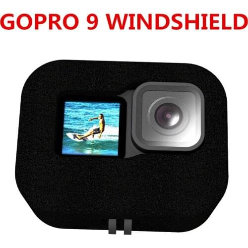 Windshield Wind Sponge Noise Reduction Foam Case For Gopro Hero 9 Black Windproof Cover For Go pro 9 Action Camera Accessories