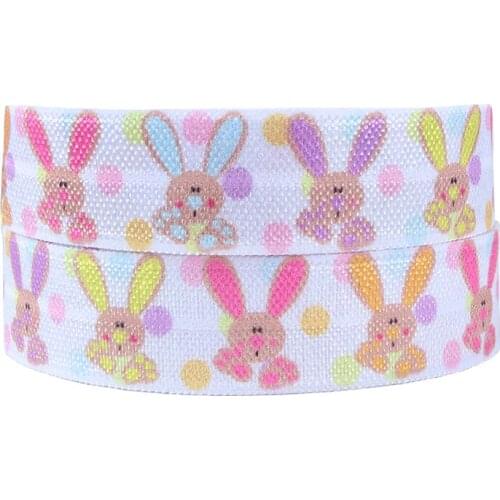 FLRA FOE 5/8 Easter fold over elastic for knotted hair ties