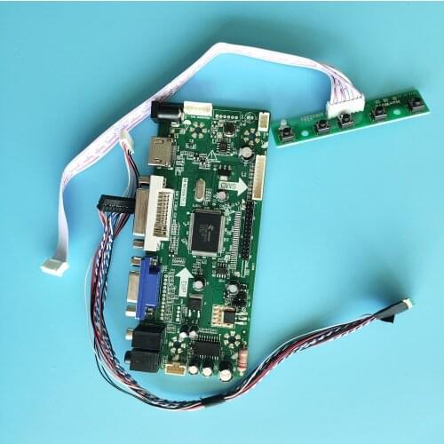 Kit for B140XTN02.0 LED DIY AUO Display LCD VGA 14" Screen Panel 1366X768 40pin M.NT68676 DVI HDMI Controller board