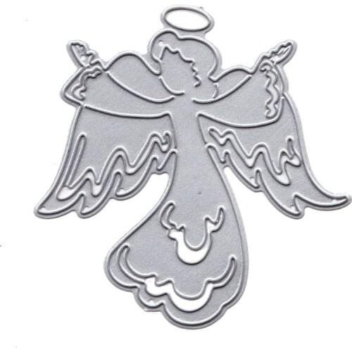 Beautiful Angel Metal Cutting Dies Stencil Scrapbooking DIY Album Stamp Emboss H58C