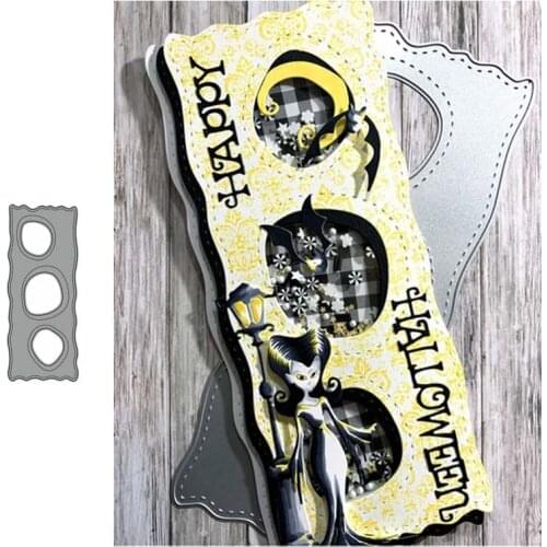 Wormhole Frame Metal Cutting Dies Metal Cutting Stencils for Scrapbooking Scrapbooking Metal Cutting Dies New Cutting Dies 2021