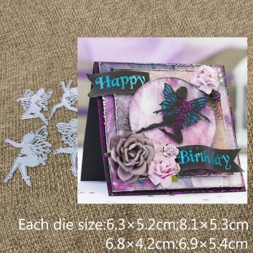 New Design Craft Metal Cutting Dies NEW lovely fairy girl decoration Scrapbooking Album Paper DIY Card Craft Embossing Die Cuts