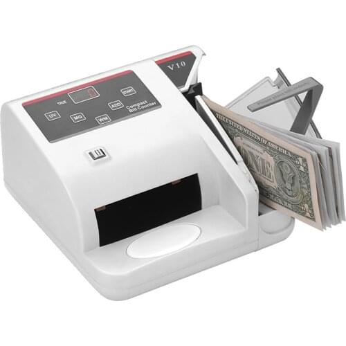 Mini Money detector with UV MG WM bill counter for most Currency Note Bill Cash Counting Machine EU-V10 Financial Equipment