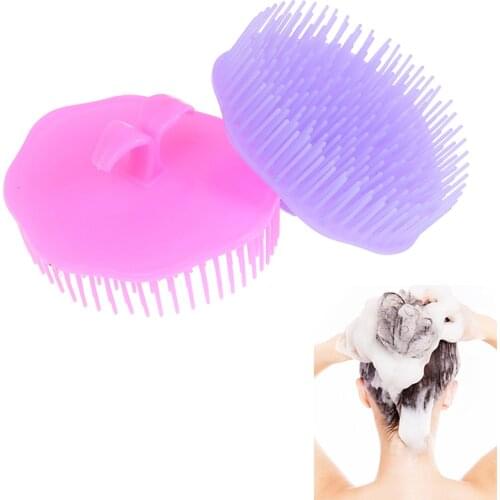 Mini Hair Comb Round Shaped Hair Brush Plastic Tangle Head Scalp Massage Comb Hair Promote Blood Circle Comfortable To Use