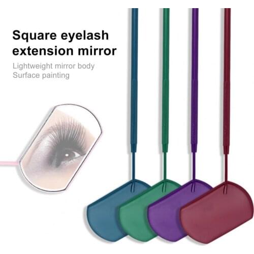 Multifunction Checking Mirror Eyelash Extension Beauty Makeup Portable Steel Eyelashes Tools Eyelash Extension Control Mirror