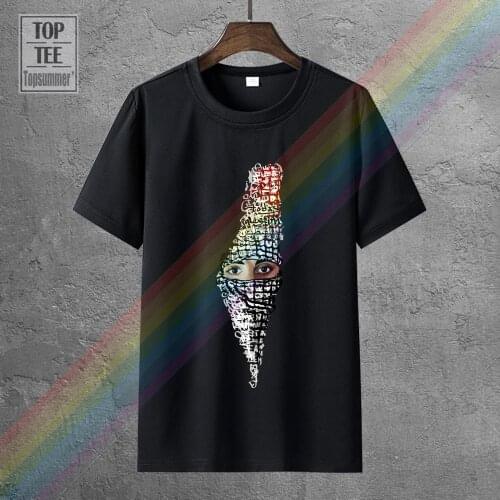 Young T Shirts Freedom Palestine Funny T Shirt Woman Face Tops Men Black Tshirt Cotton Tees Plus Size Art Clothes Free Shipping