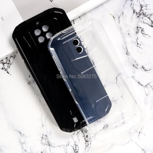Transparent Phone Case For Doogee S88 Gel Pudding Case 6.3" Soft Black TPU Case For etui Doogee S88 Pro Silicone Case Back Cover