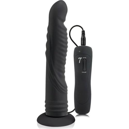 Realistic Big Dildo 7 Speeds Vibrator Silicone Strap on Huge Dildo Suction Cup Anal Vibrators Butt Plug Adult Sex Toys for Woma