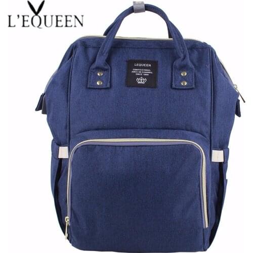 Usb Chargeable Mummy Bag Large Diaper Bags Upgrade Lequeen Brand Design Fashion Nappy Backpack For Mom Waterproof Big Baby Bag