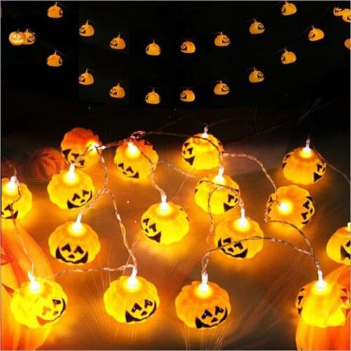3M Pumpkin LED String Light Battery Power outdoor garden Christmas Xmas Halloween Holiday Lighting Wedding Decoration Lighting