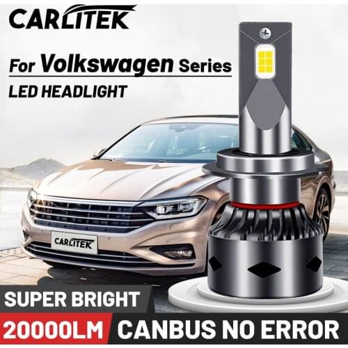 CARLITEK H4 H7 Led Canbus Free 6000K For Auto H8 H9 H11 Lights Bulbs On Car HB4 9006 HB3 9005 Car Lamps For VW Golf 6 Polo Sedan