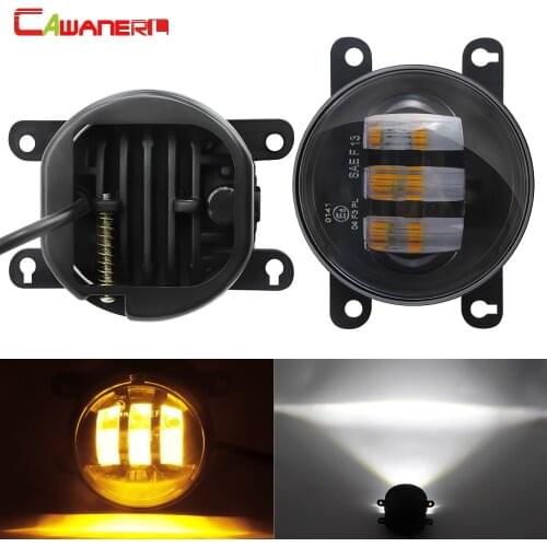 2 X LED Fog Light 30W 6000LM Car Front DRL Fog Lamp Amper White For Honda Pilot CR-V Accord Crosstour City Fit Insight CR-Z