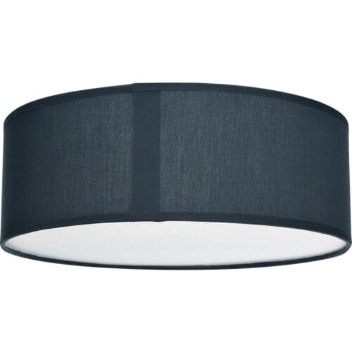 Lampshade LED Frame Ceiling Light Round Shape Fabric Textile Shade Ceiling Light For Bathroom Living Room Lamp Is Not Included